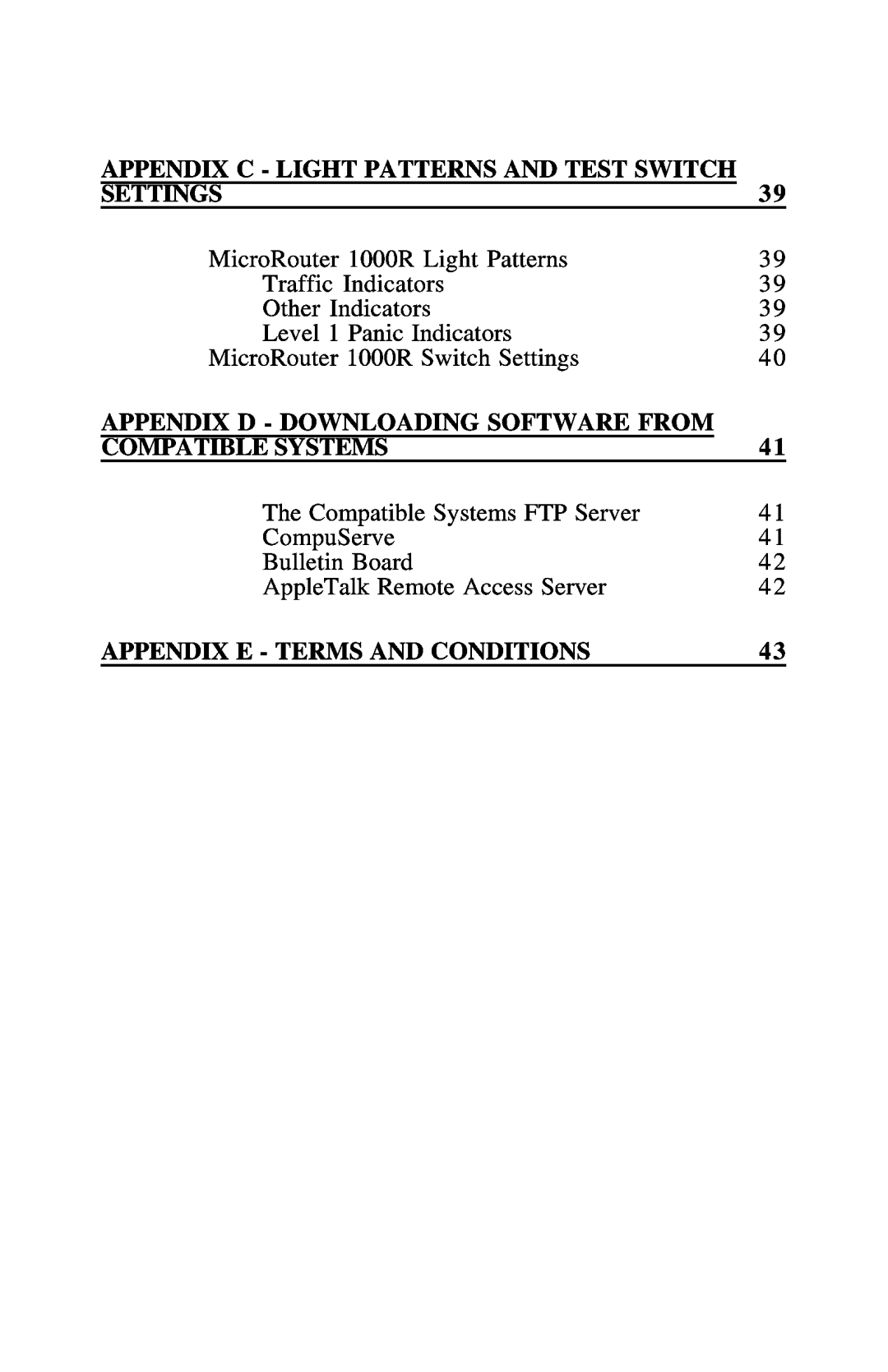 Compatible Systems 1000R manual 