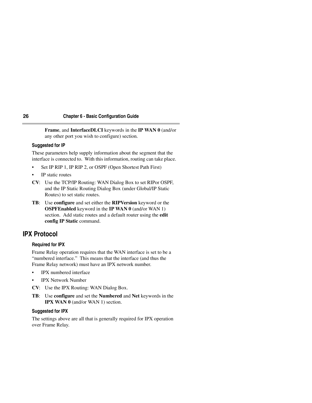 Compatible Systems 1220I manual IPX Protocol 