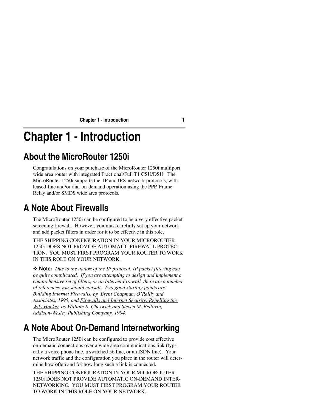 Compatible Systems 1250I manual Introduction, About the MicroRouter 