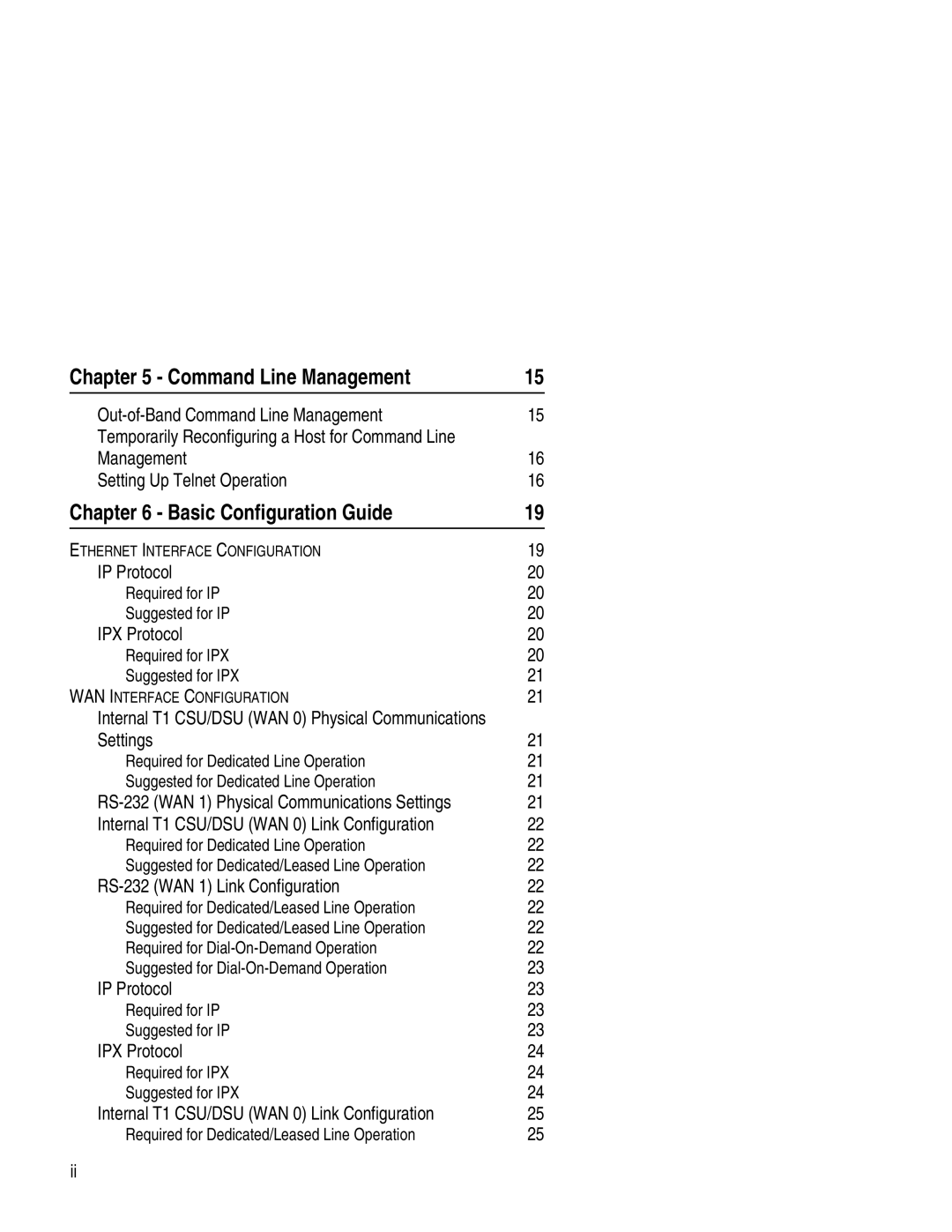 Compatible Systems 1270i manual Command Line Management, Basic Configuration Guide 