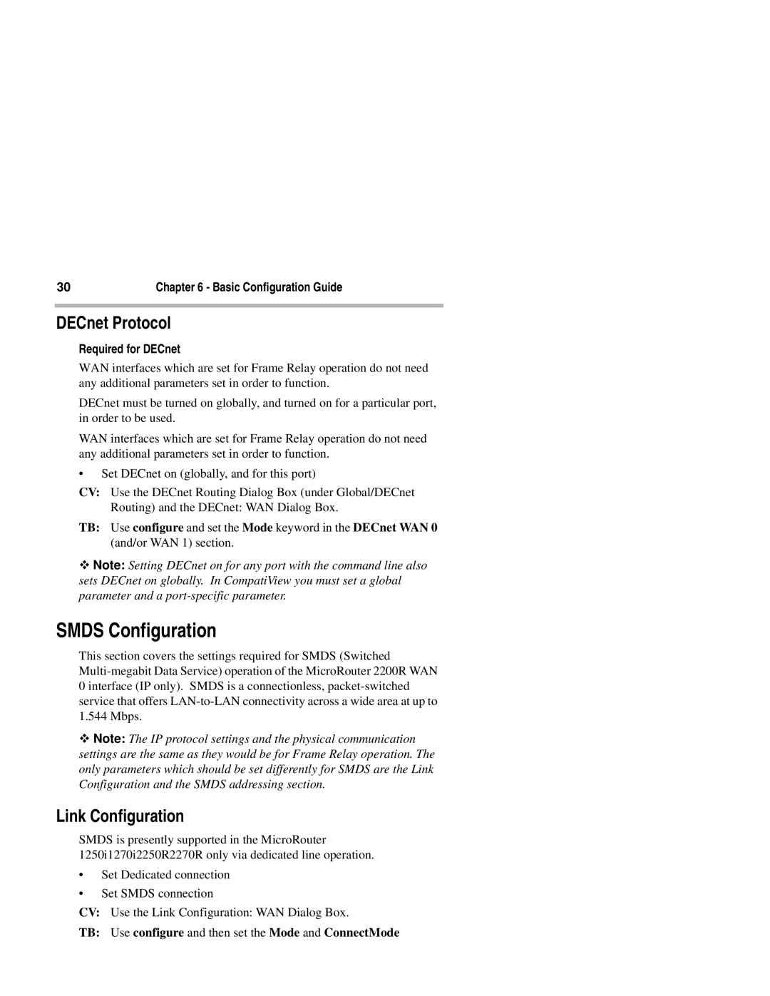 Compatible Systems 2200R manual Smds Configuration 