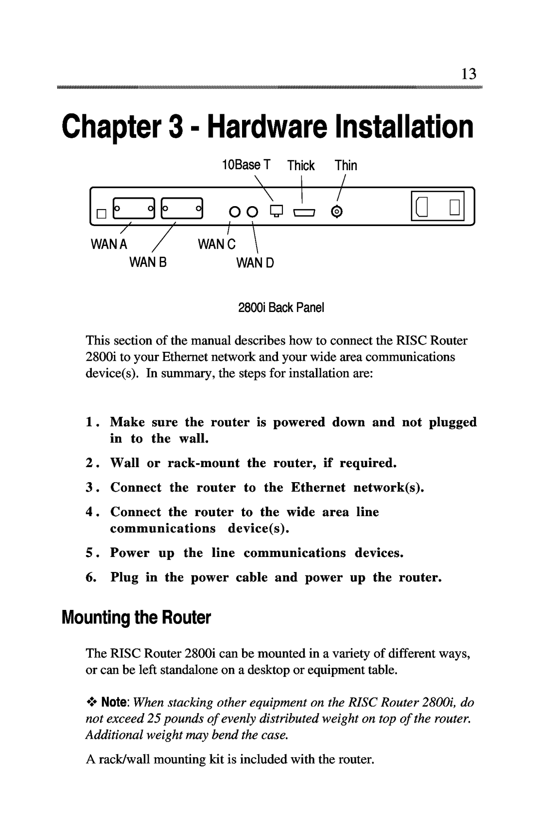 Compatible Systems 2800i manual 