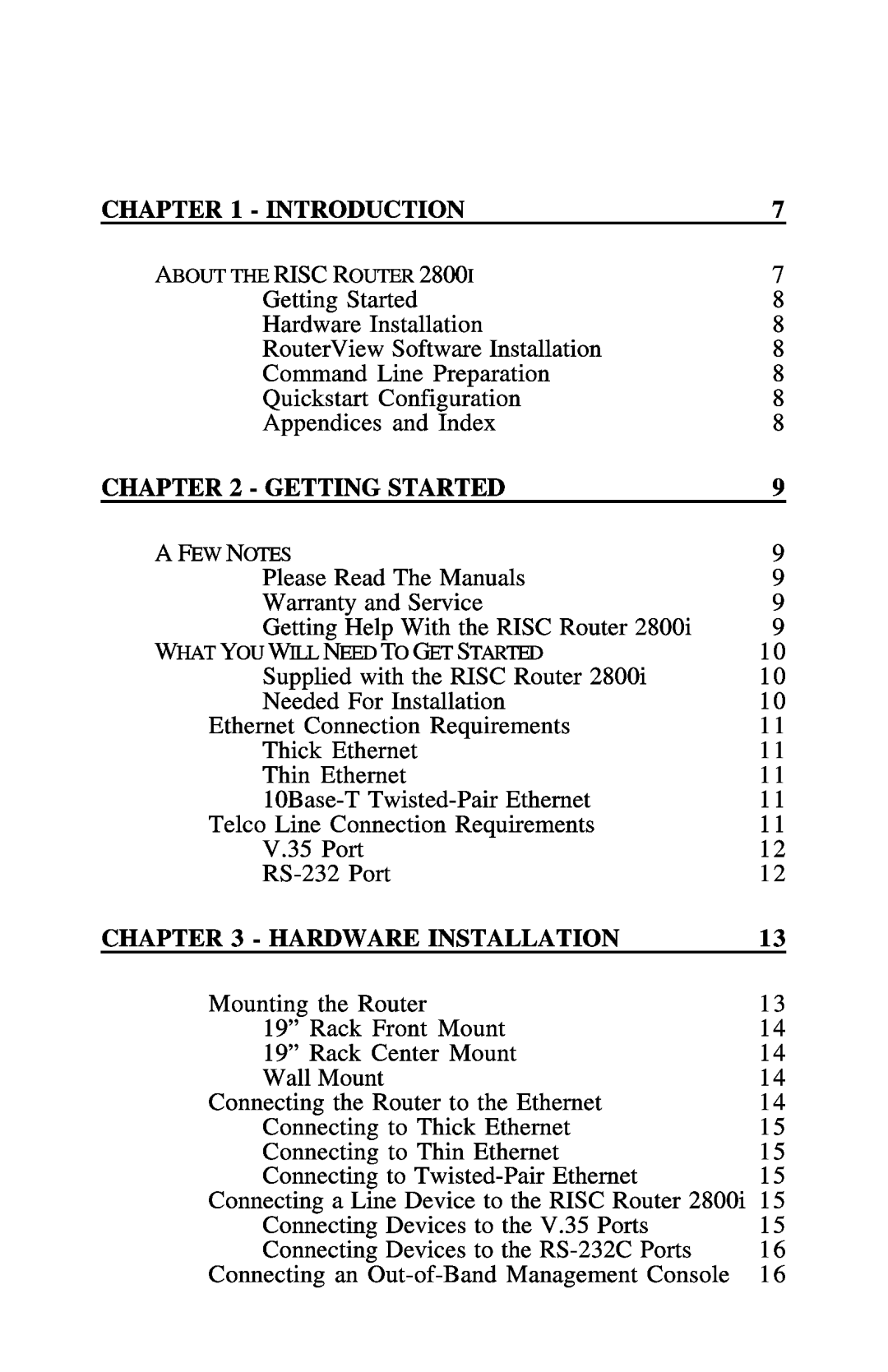 Compatible Systems 2800i manual 