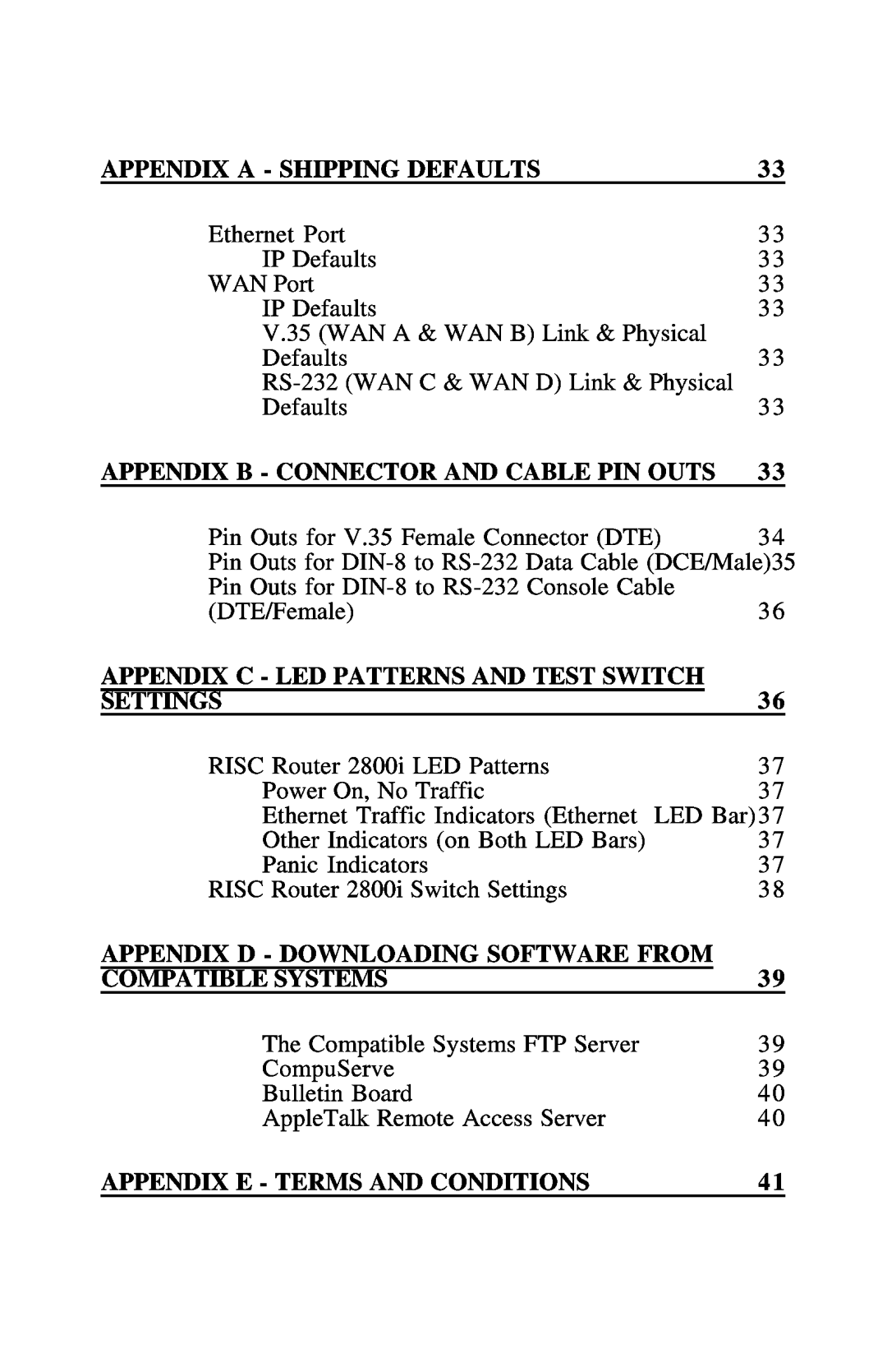 Compatible Systems 2800i manual 