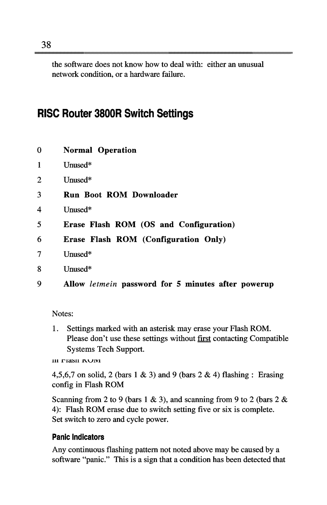 Compatible Systems 3800R manual 