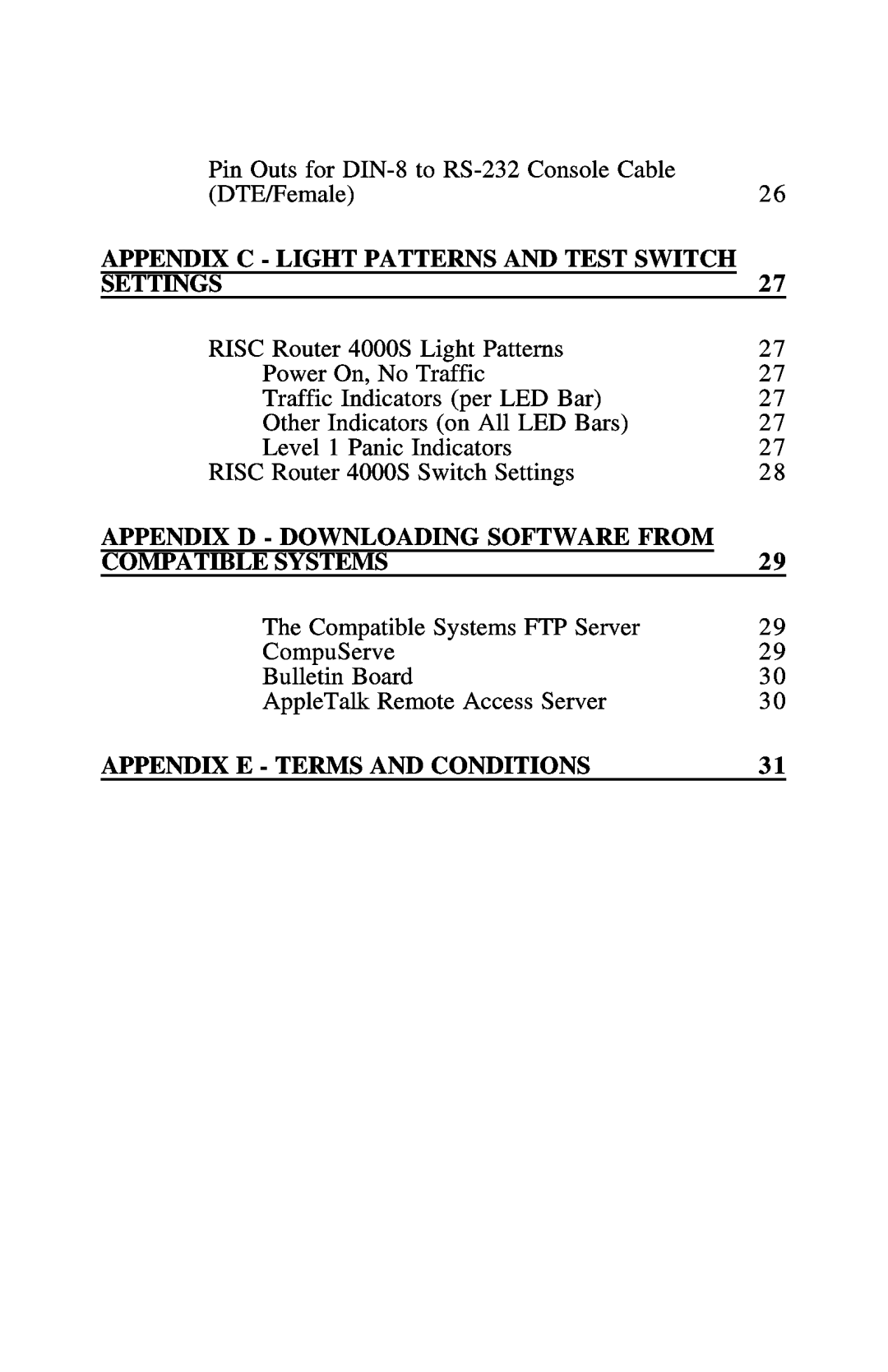 Compatible Systems 4000S manual 