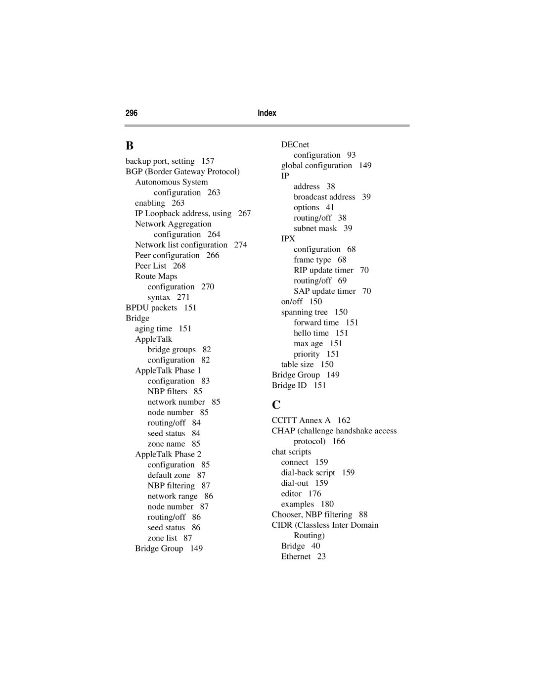 Compatible Systems 5.4 manual Index 