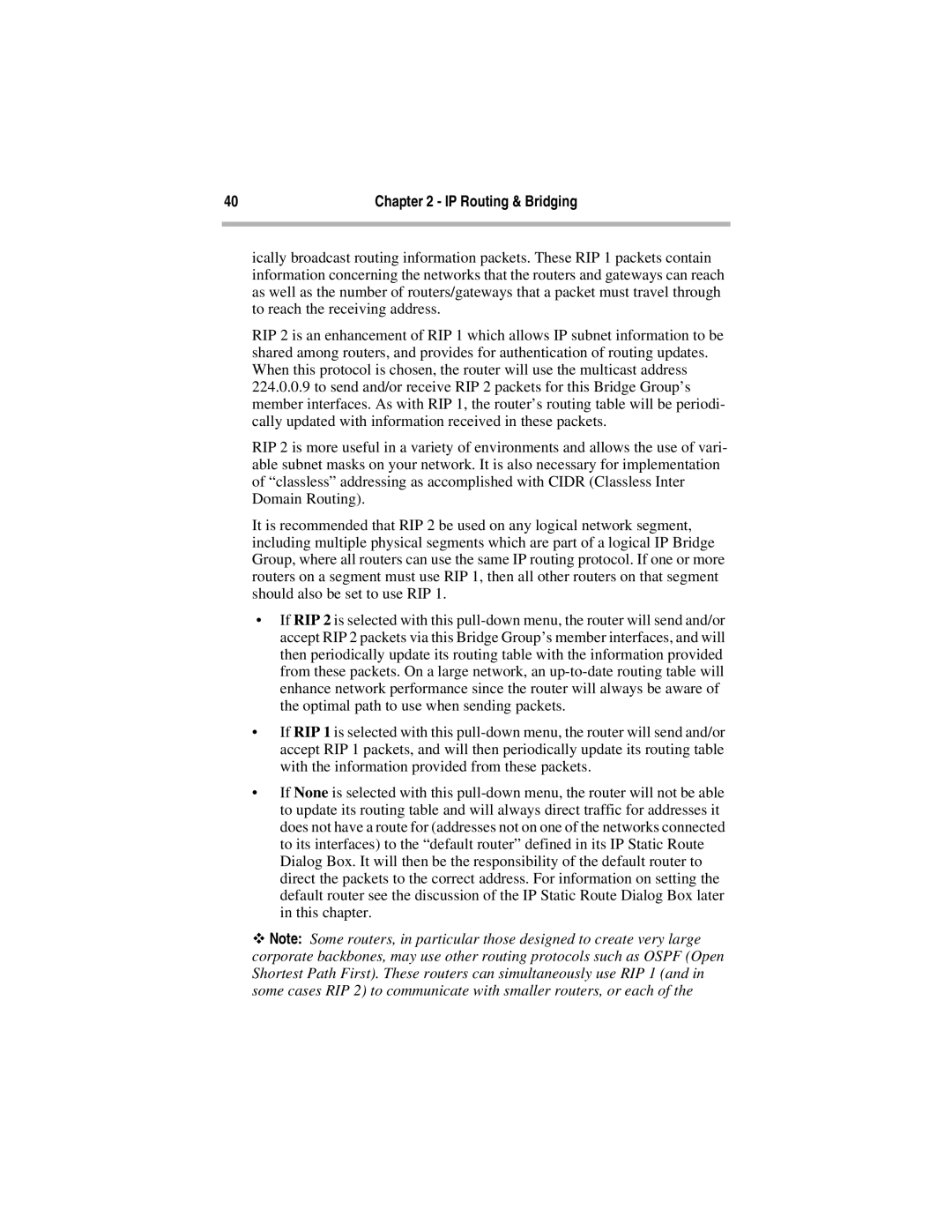 Compatible Systems 5.4 manual IP Routing & Bridging 