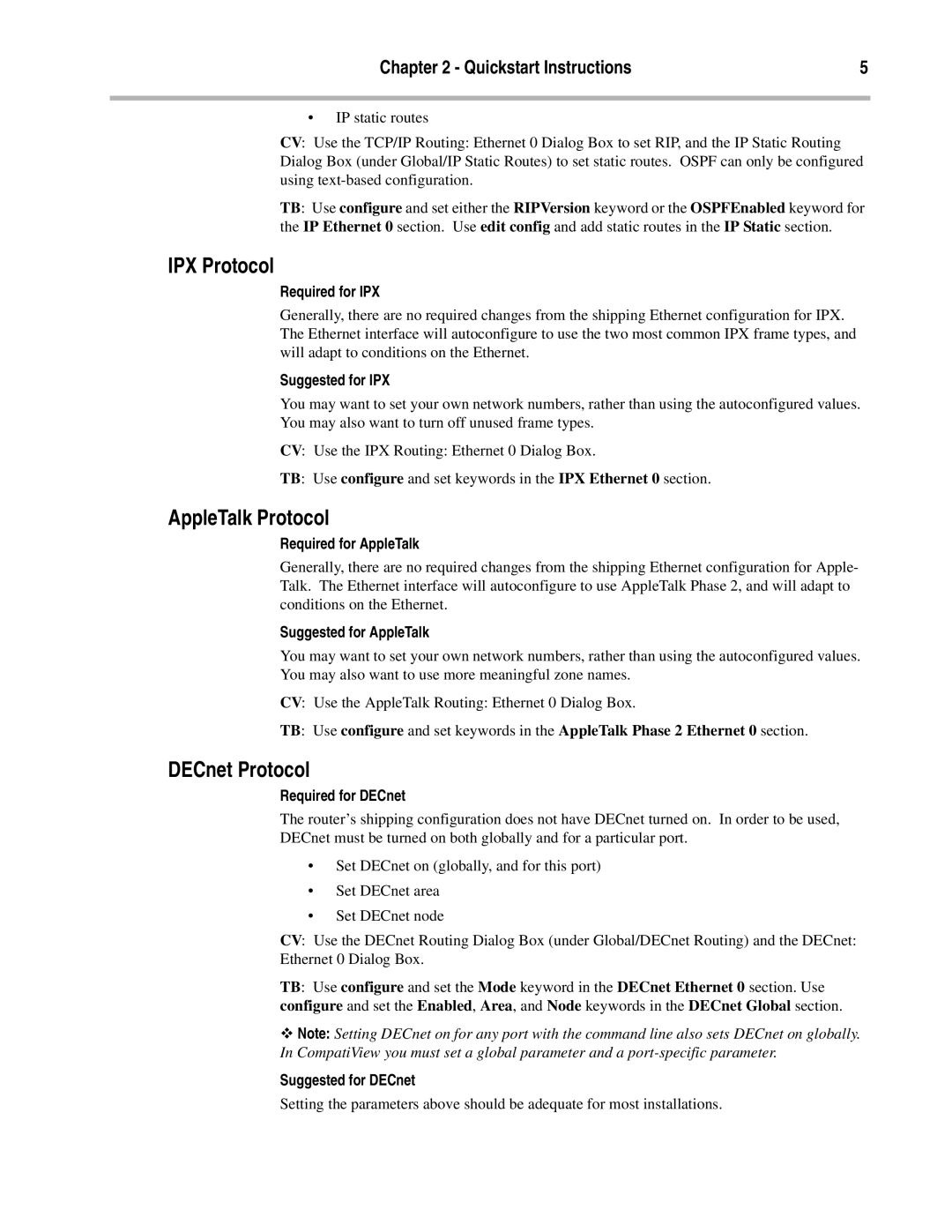 Compatible Systems T1-10/100 manual IPX Protocol, AppleTalk Protocol, DECnet Protocol 