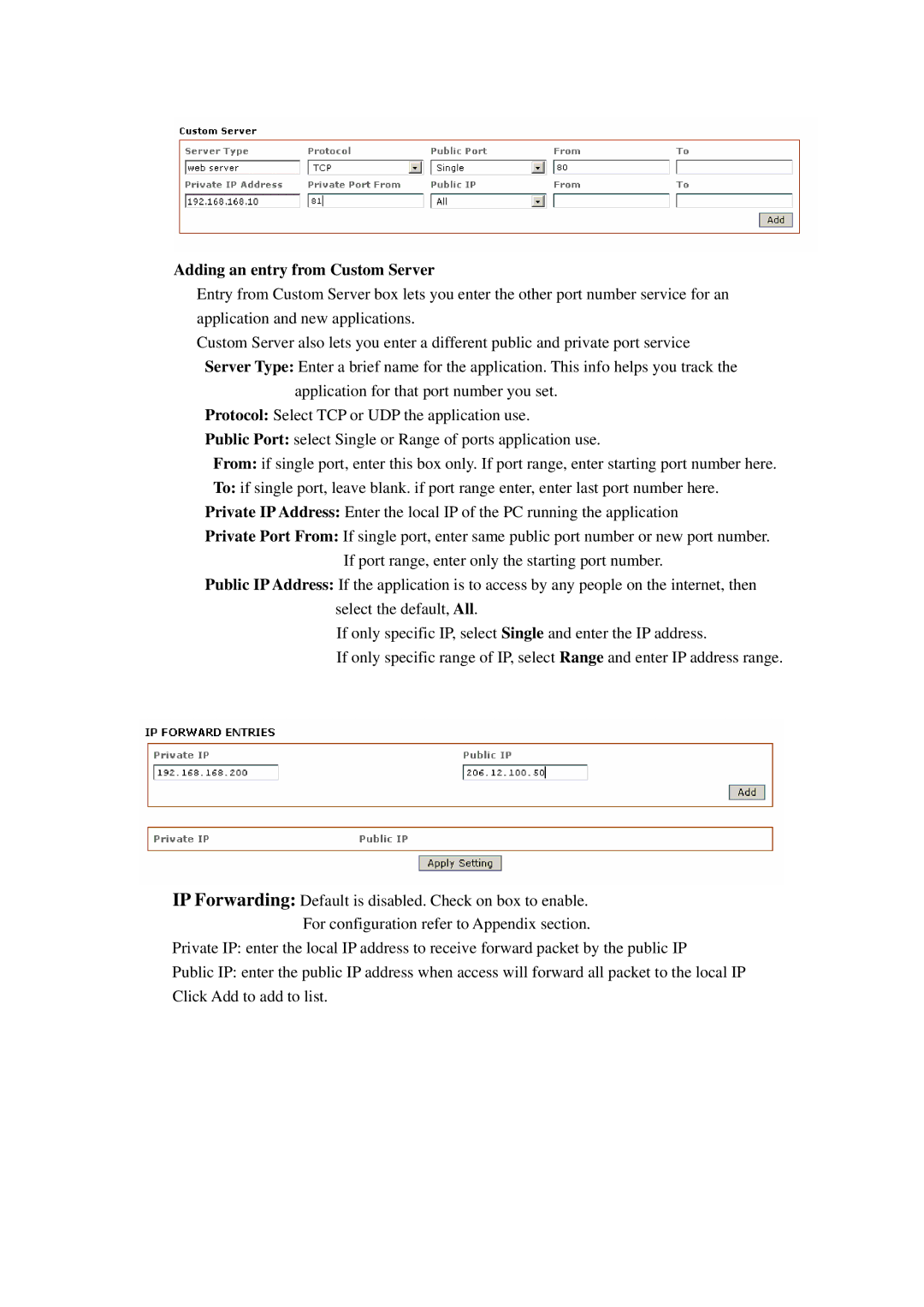 Compex Systems 802.11N manual Adding an entry from Custom Server 