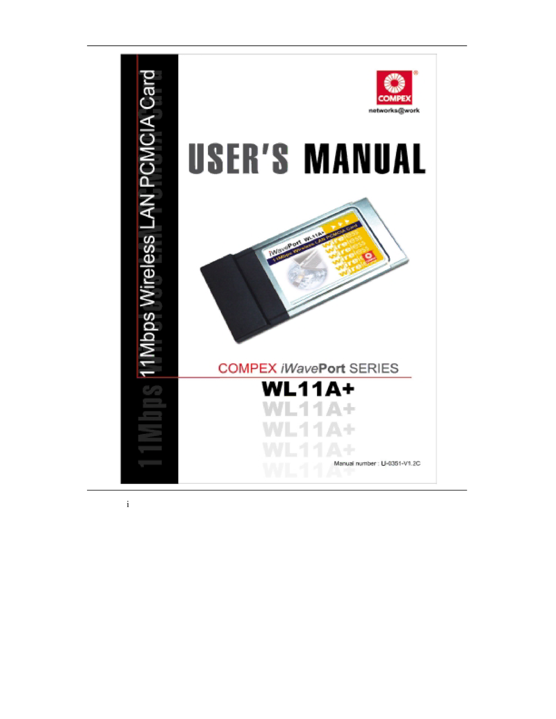 Compex Systems WL11A+ manual 