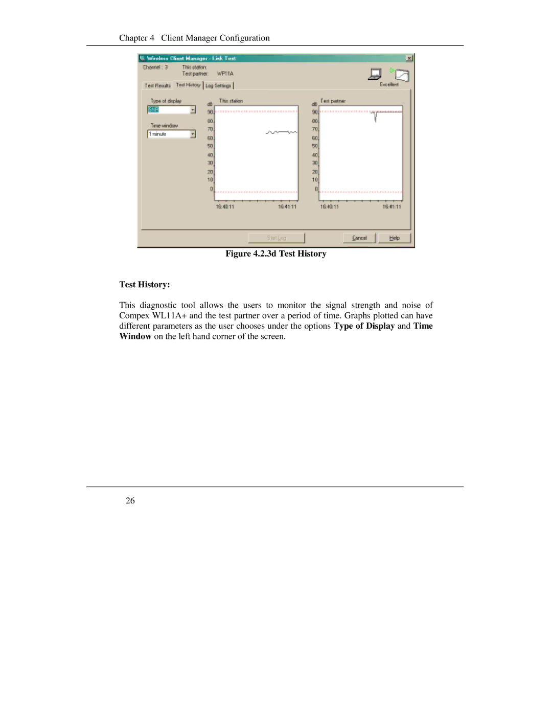 Compex Systems WL11A+ manual 3d Test History 