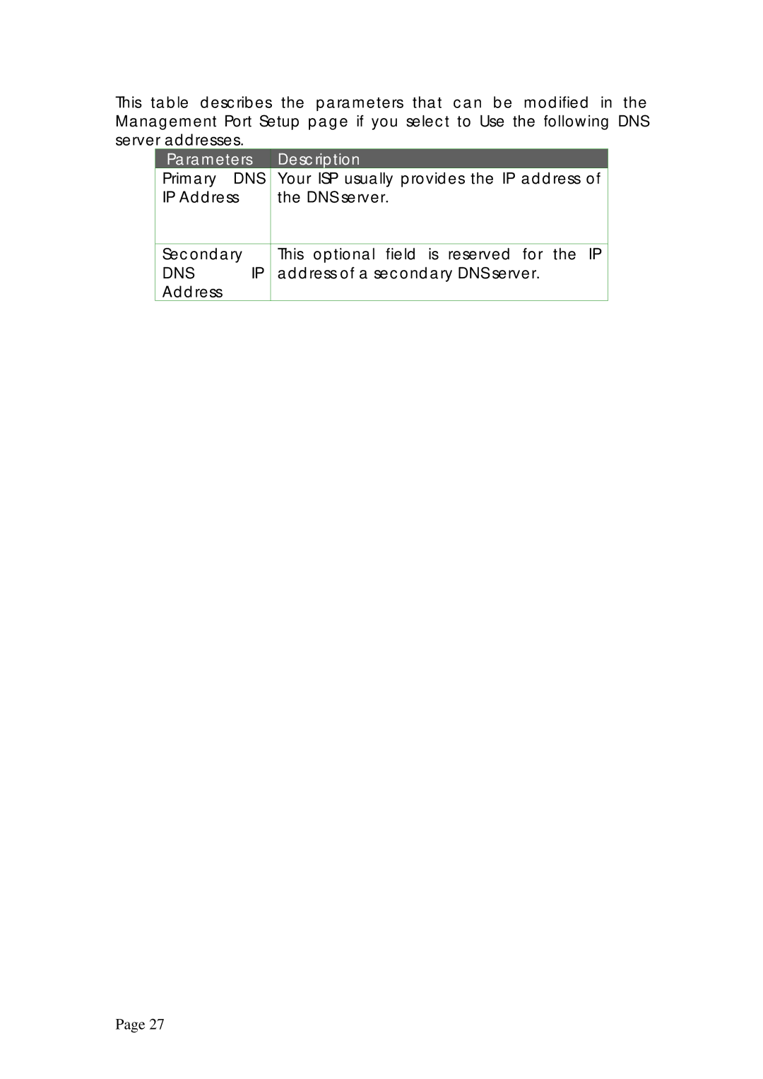 Compex Systems WPE53G manual Dns 