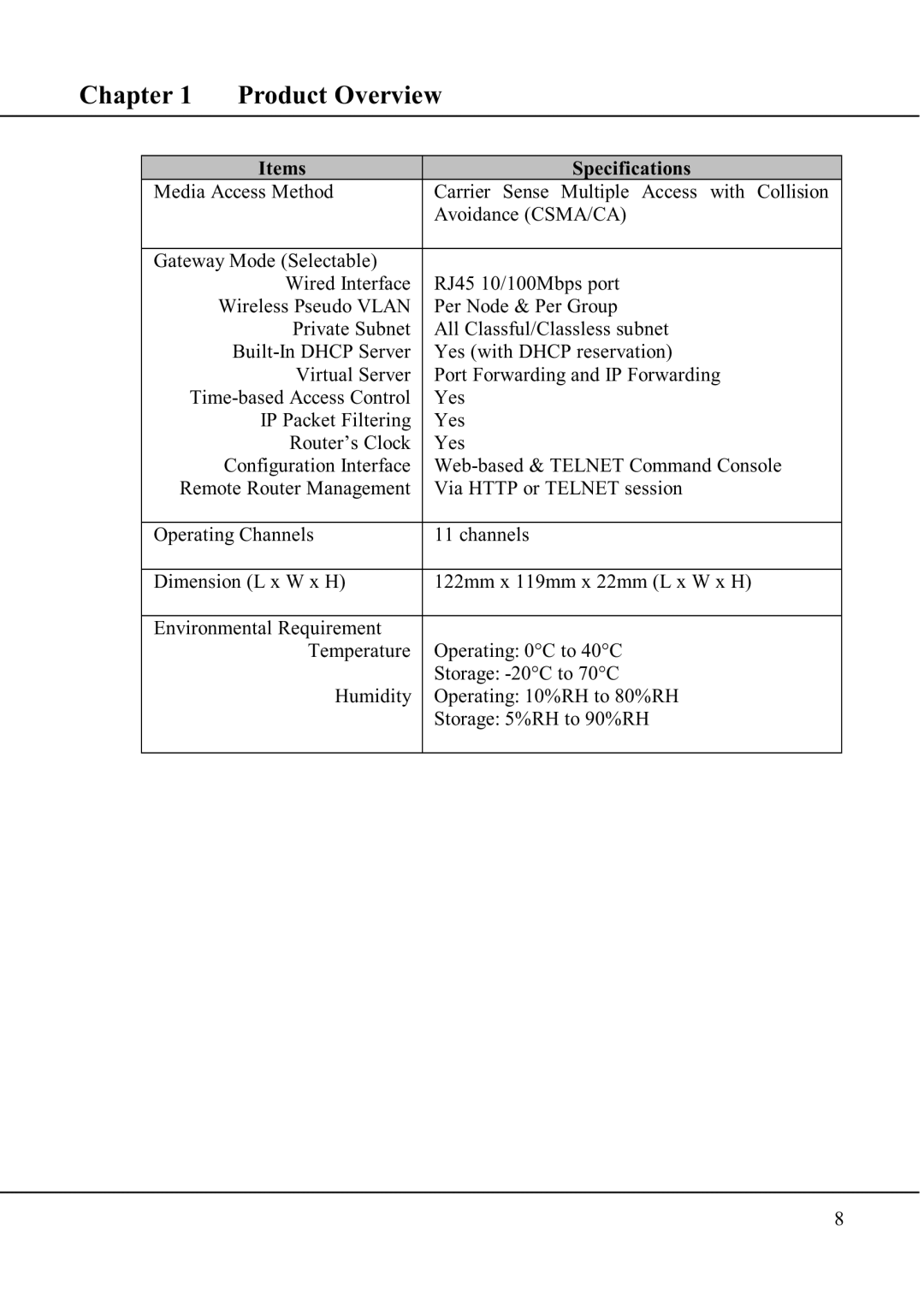 Compex Technologies WP11A+ manual Product Overview 