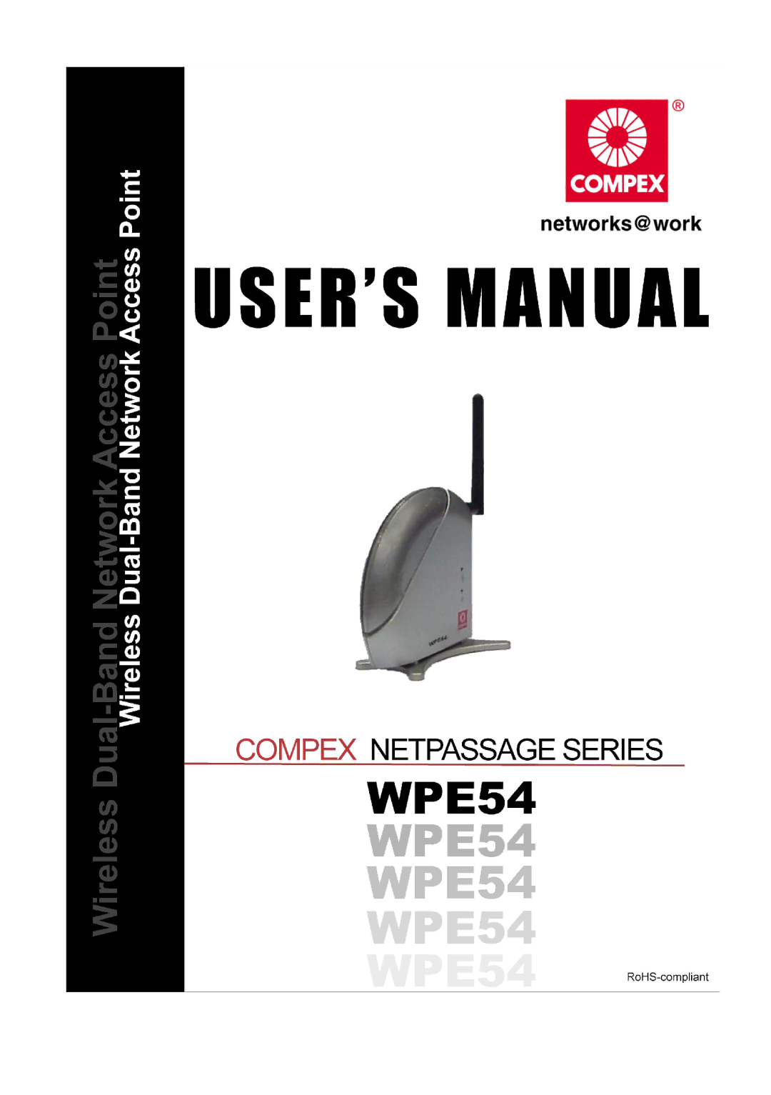 Compex Technologies WPE54 manual 