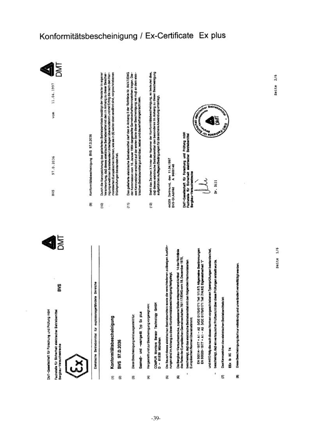 Compur Gas Detector manual 