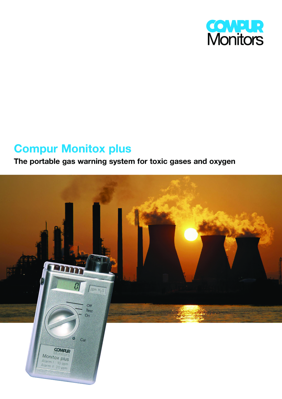 Compur manual Compur Monitox plus, Portable gas warning system for toxic gases and oxygen 