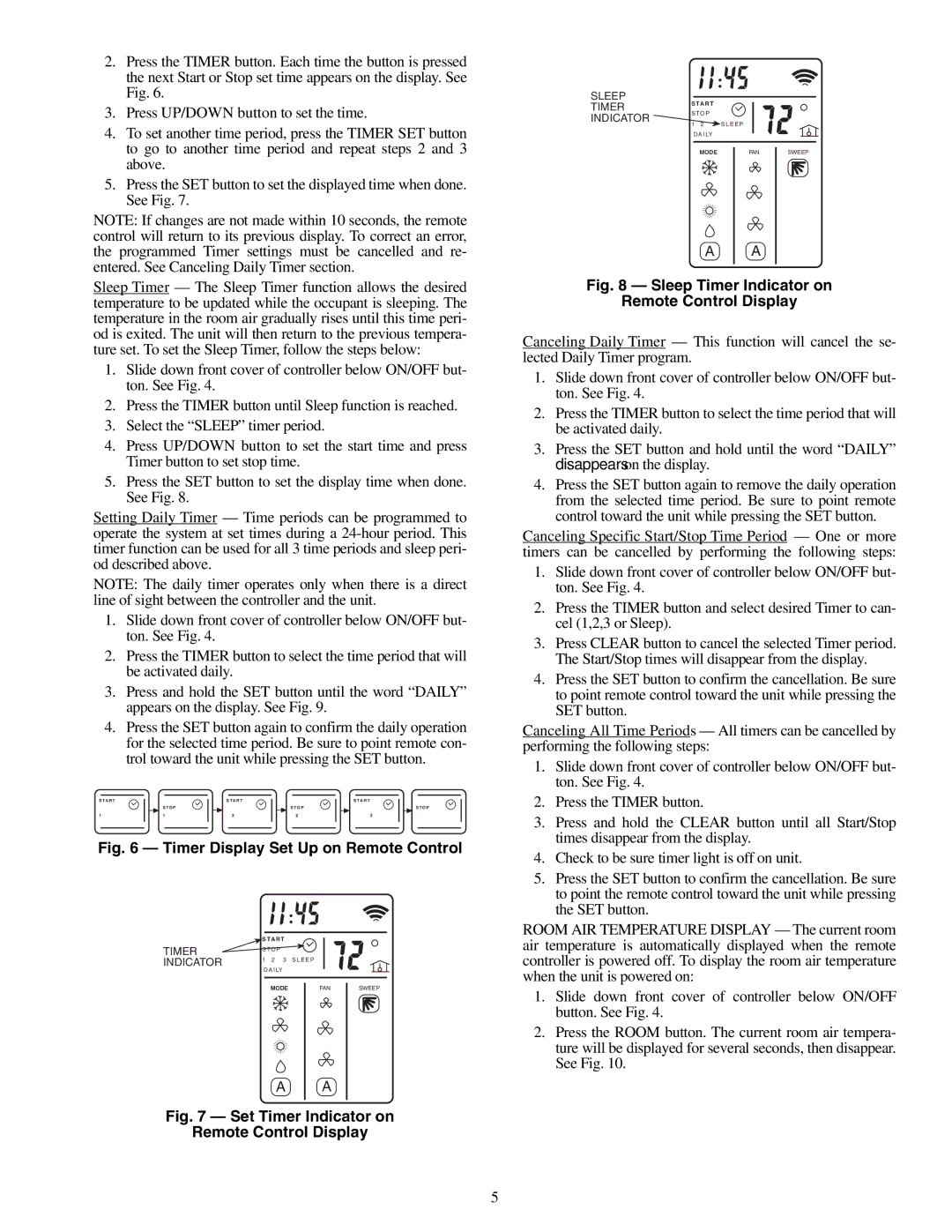 Computer Expressions 38CG, CS018-030, 40CG manual Timer Display Set Up on Remote Control 