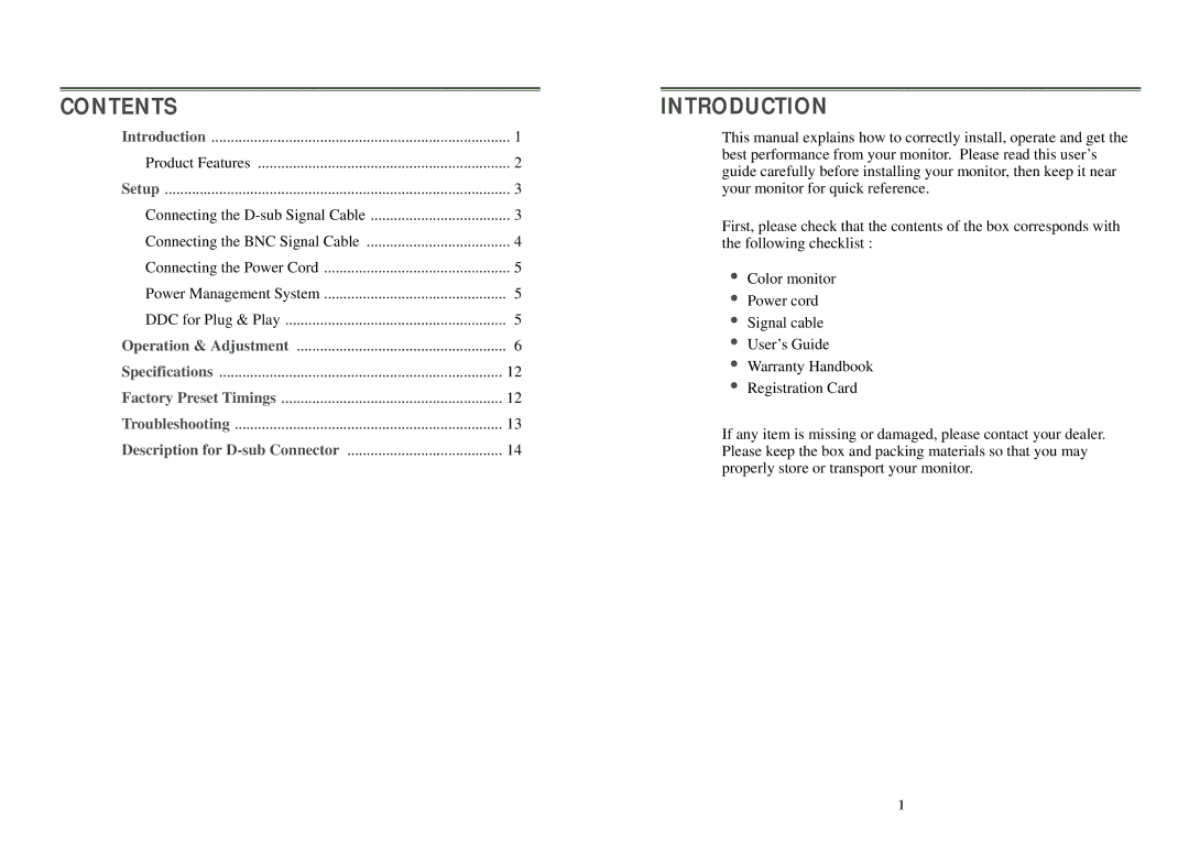 Computer Tech Link 21dn manual Contents, Introduction 