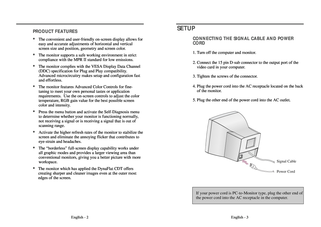 Computer Tech Link 910TF manual Setup 