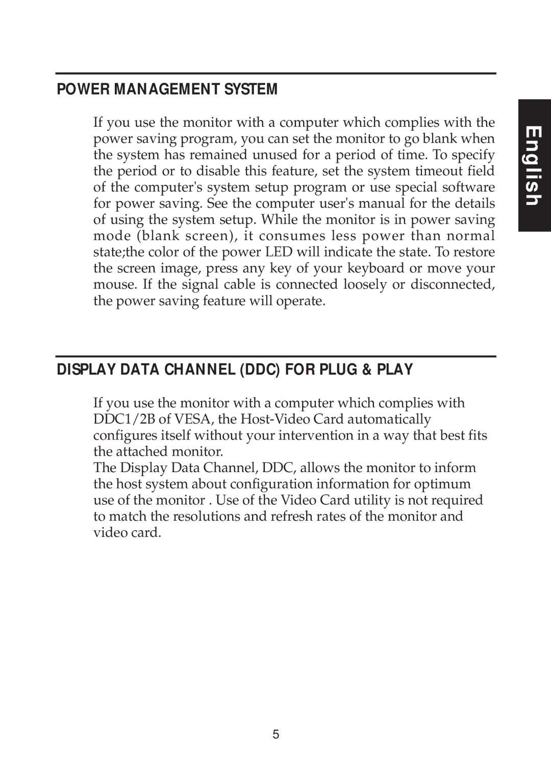 Computer Tech Link CTL 5xn user manual English 