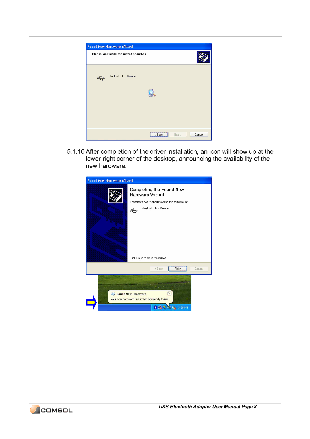 COMSOL UBT-120 user manual 