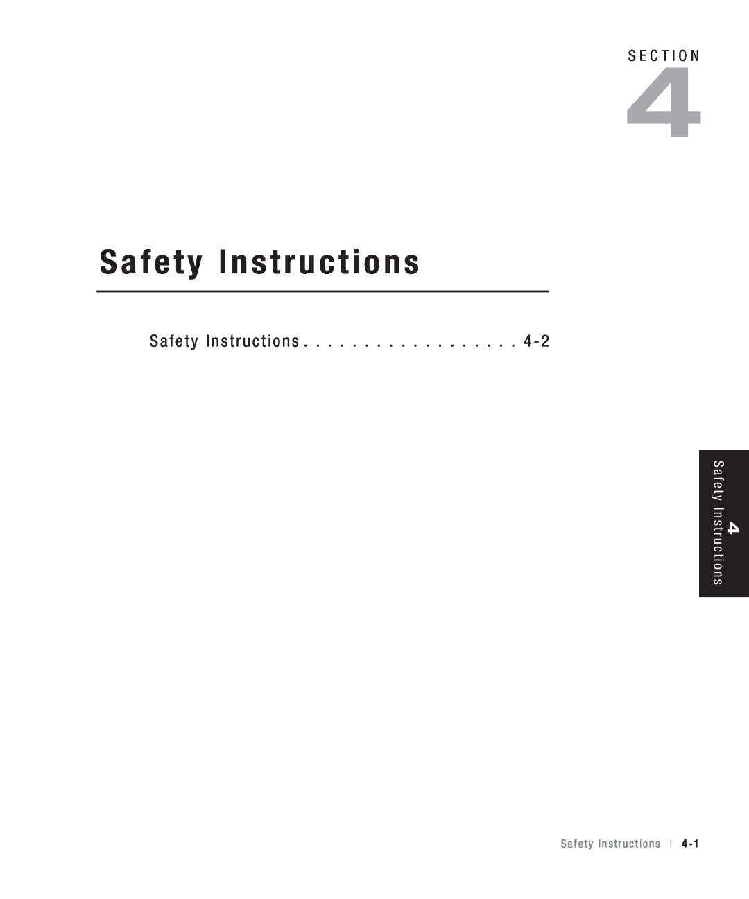 Conair CHS-810 manual Safety Instructions, S a f e t y I n s t r u c t i o n s l 4 