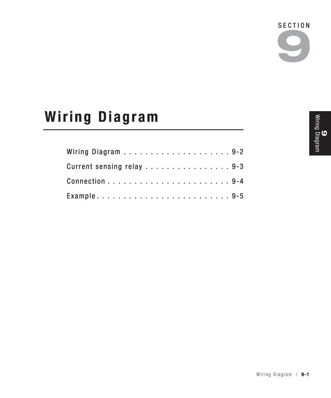 Conair CHS-810 manual Wiring Diagram, W i r i n g D i a g r a m l 9 