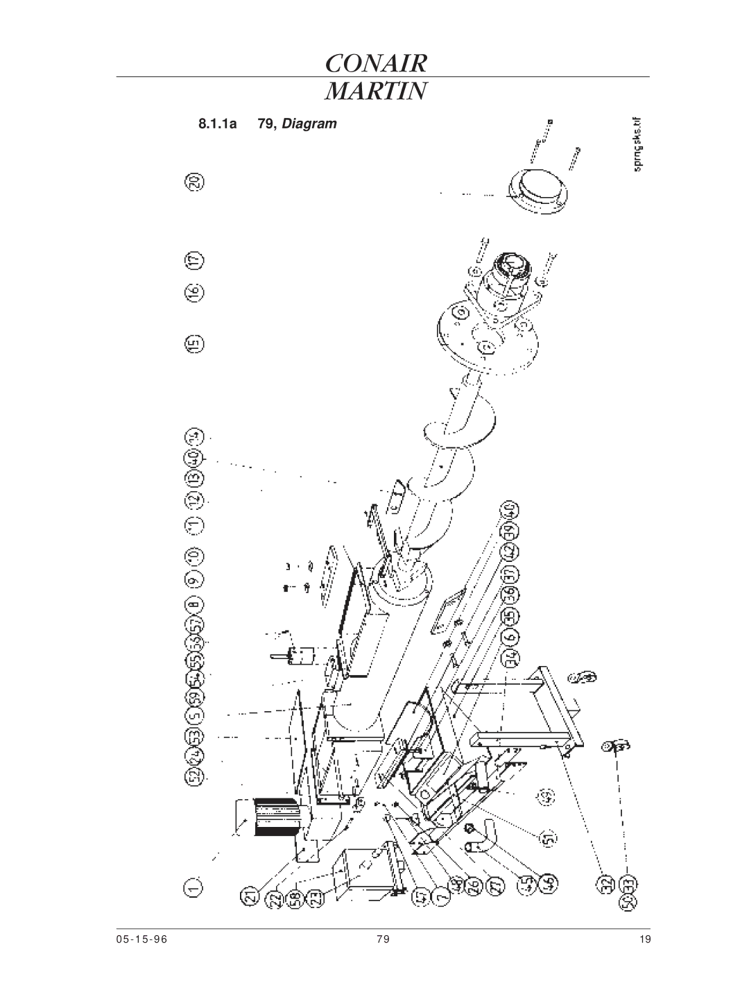 Conair CMA-79 manual 1a 79, Diagram 