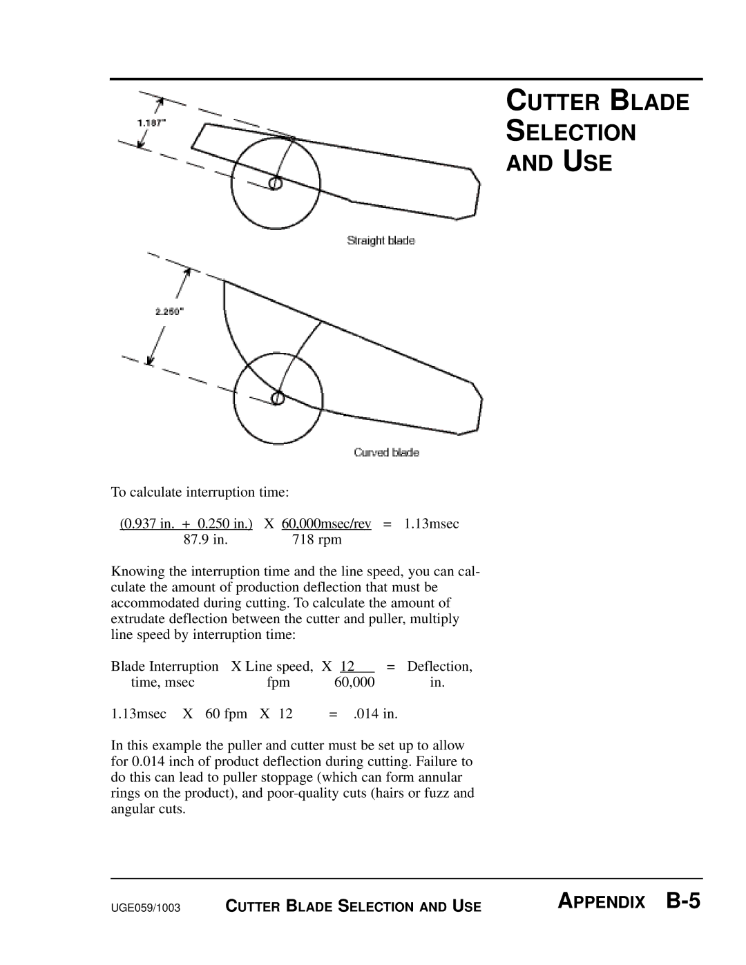 Conair SC-5 manual Appendix B-5 