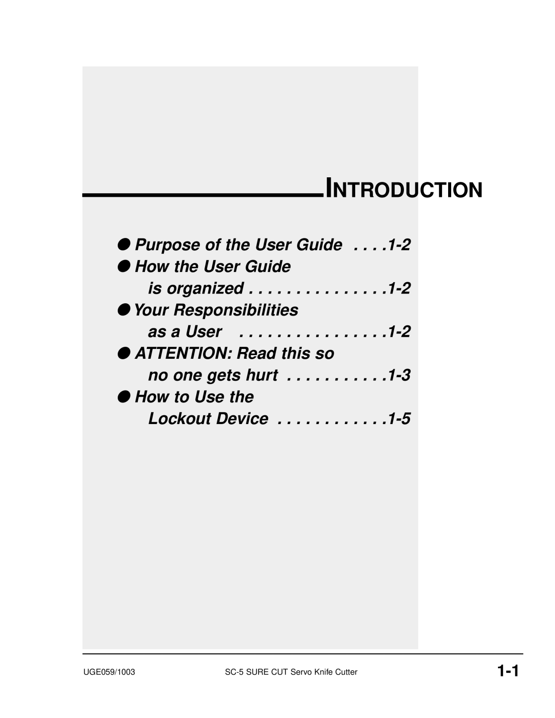 Conair SC-5 manual Introduction 