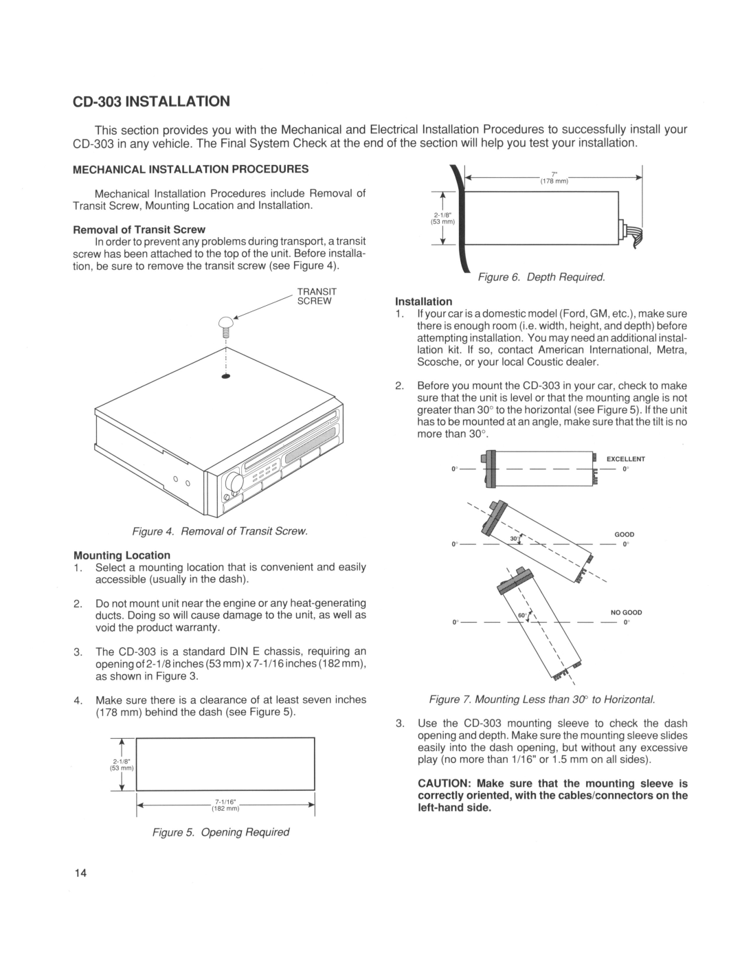 Concept Enterprises CD-303 manual 