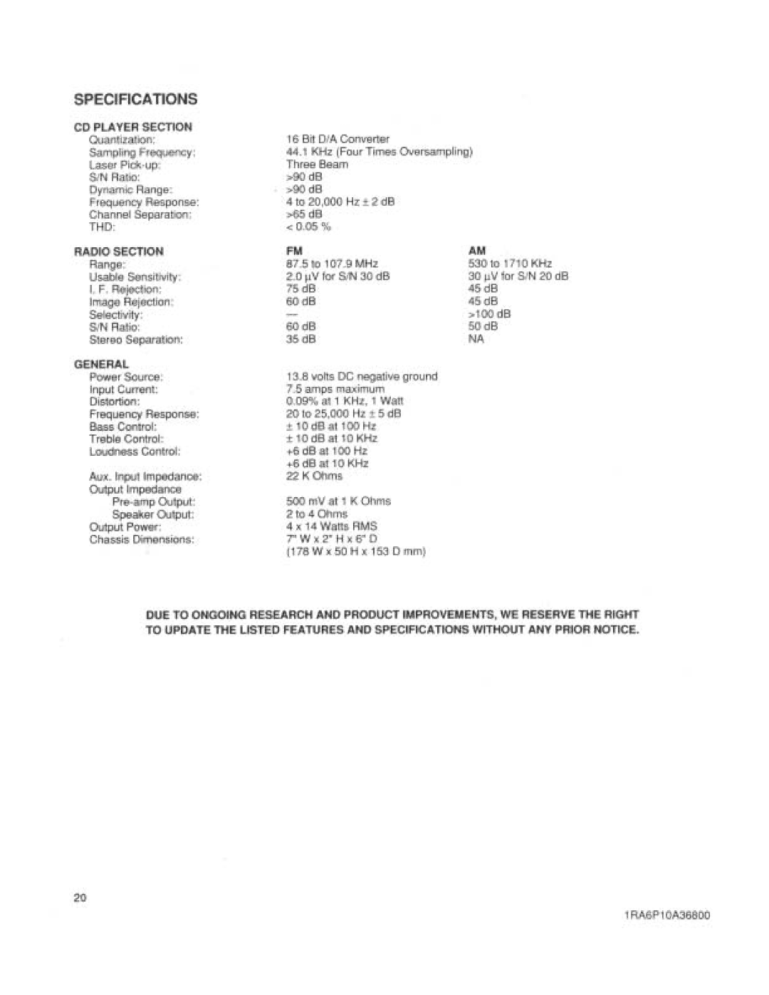 Concept Enterprises CD-303 manual 