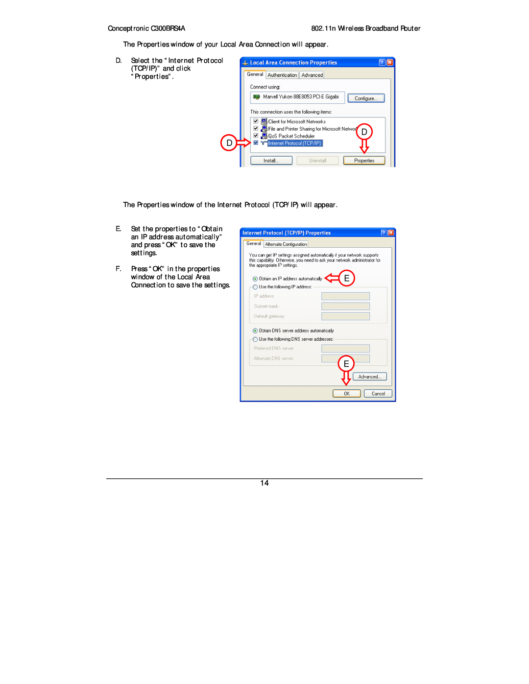 Conceptronic C300BRS4A user manual 