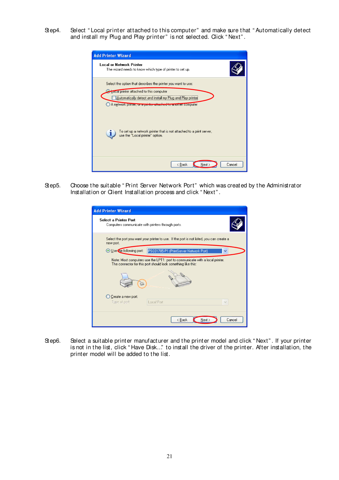 Conceptronic C54PSERVU user manual 