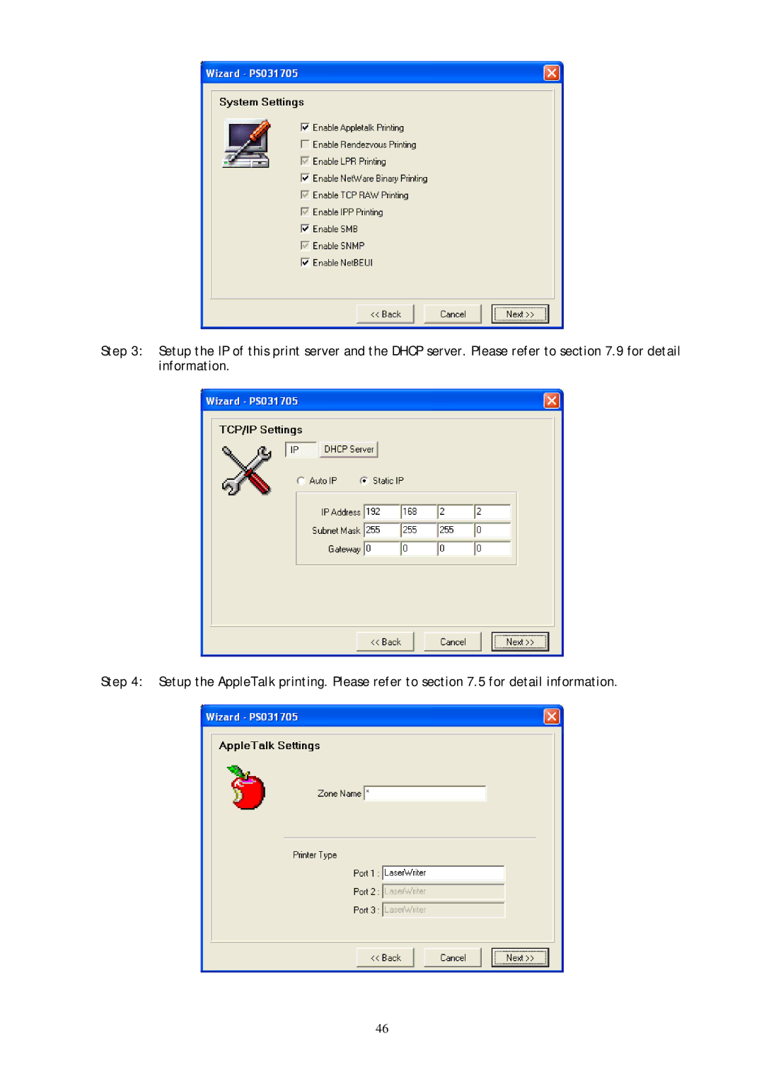 Conceptronic C54PSERVU user manual 