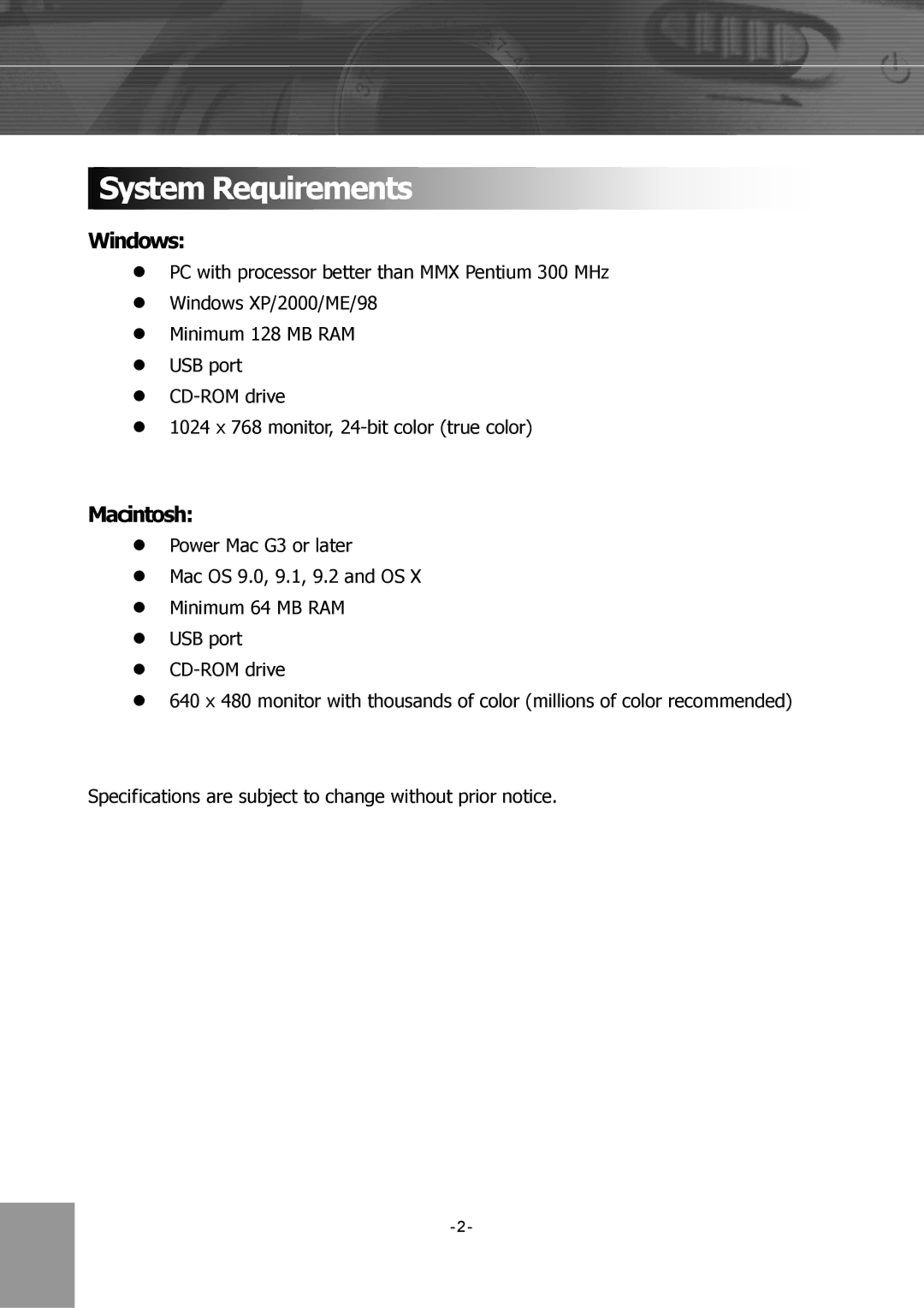 Concord Camera 4340z manual System Requirements, Windows, Macintosh 