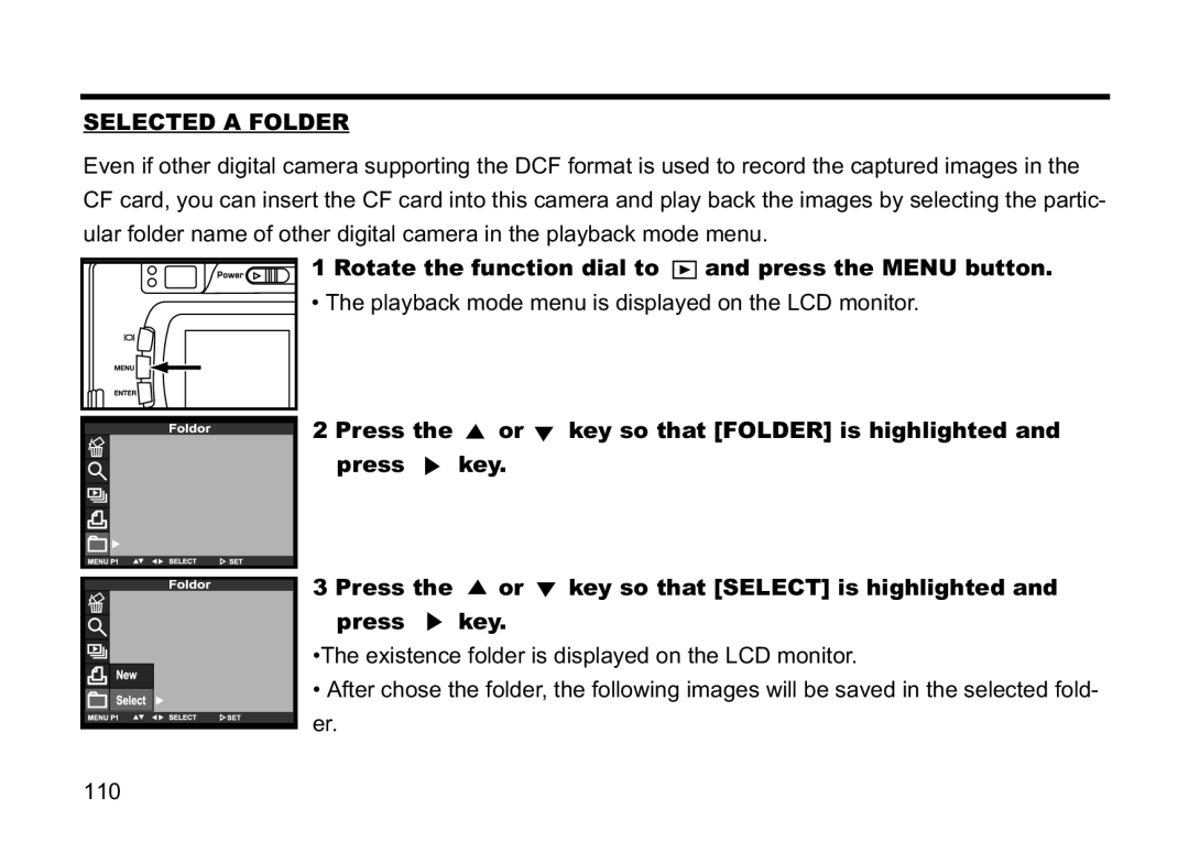 Concord Camera 5330z manual Selected a Folder 