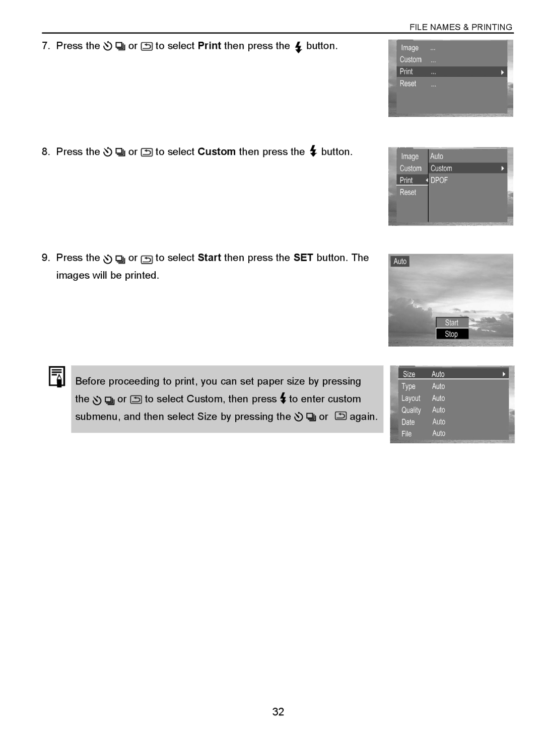 Concord Camera 5340z manual File Names & Printing 