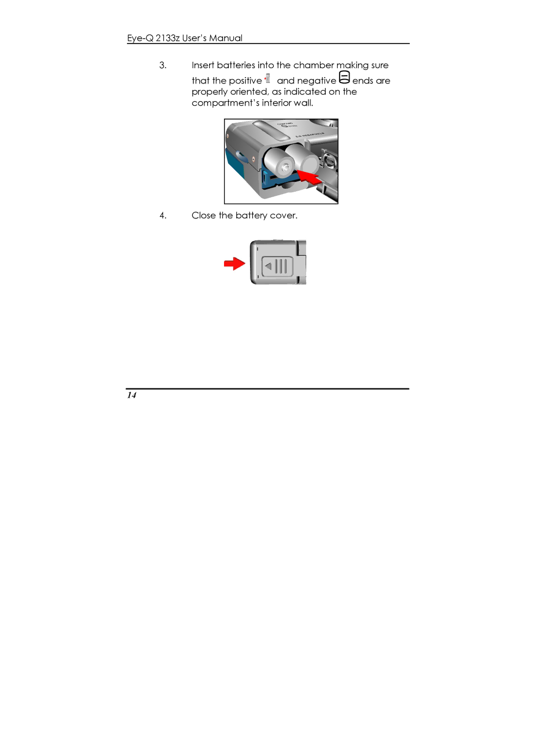 Concord Camera Eye-Q 2133z manual 