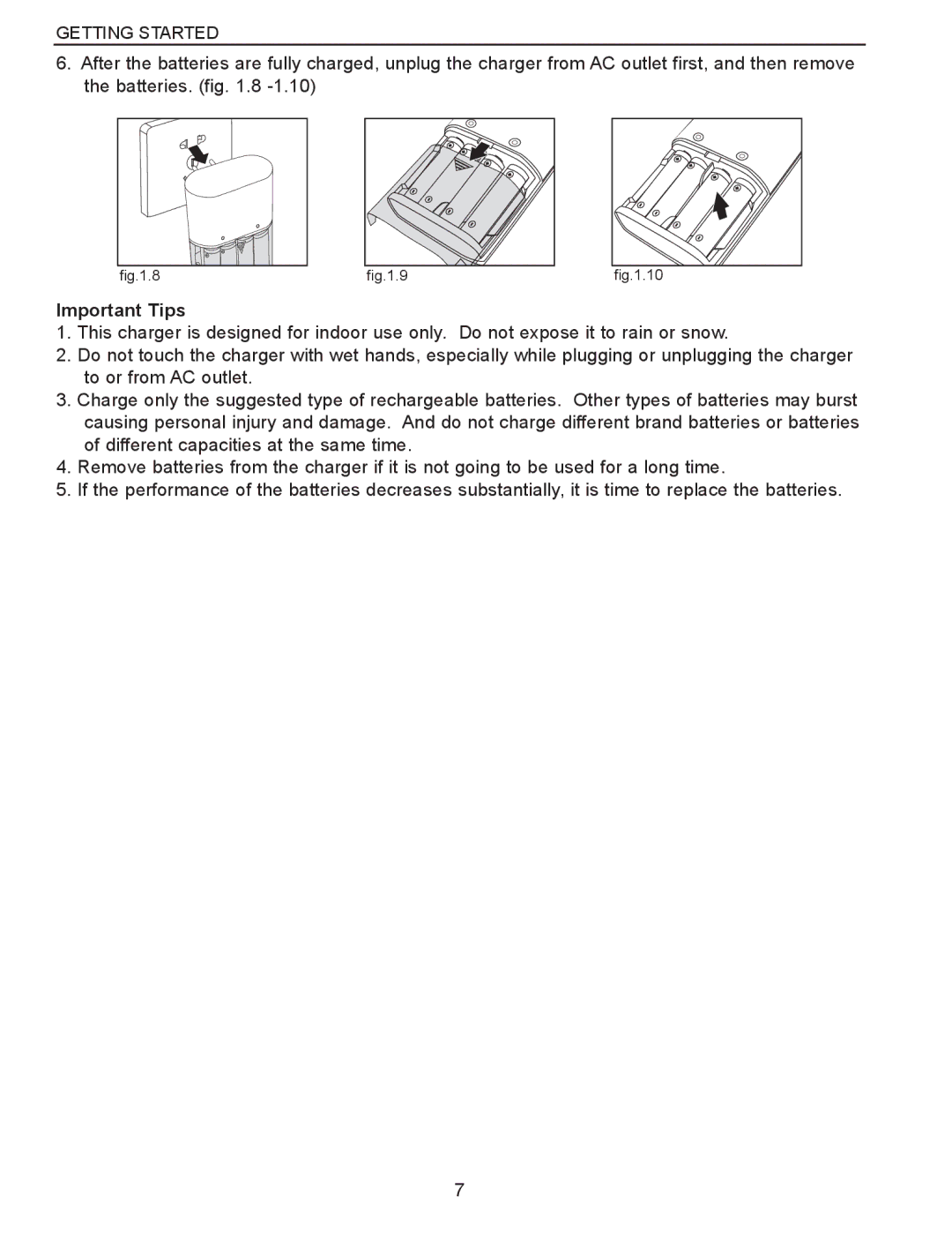 Concord Camera Eye-Q 3340z manual Important Tips 