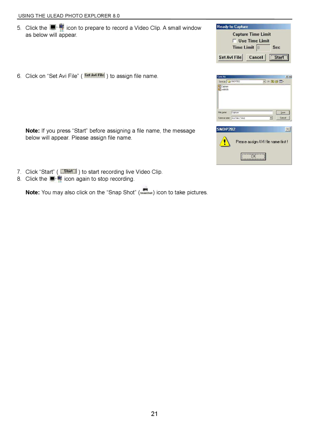 Concord Camera Eye-Q manual Using the Ulead Photo Explorer 