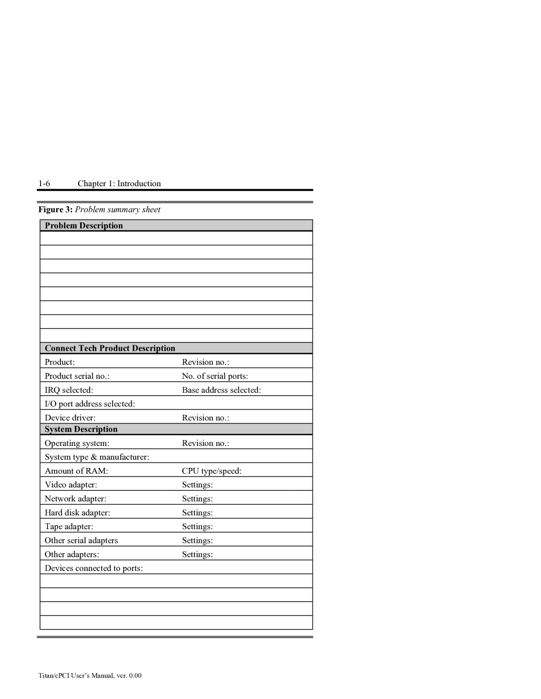 Connect Tech JB0, JB1, JB2, JB3 user manual Problem Description Connect Tech Product Description, System Description 