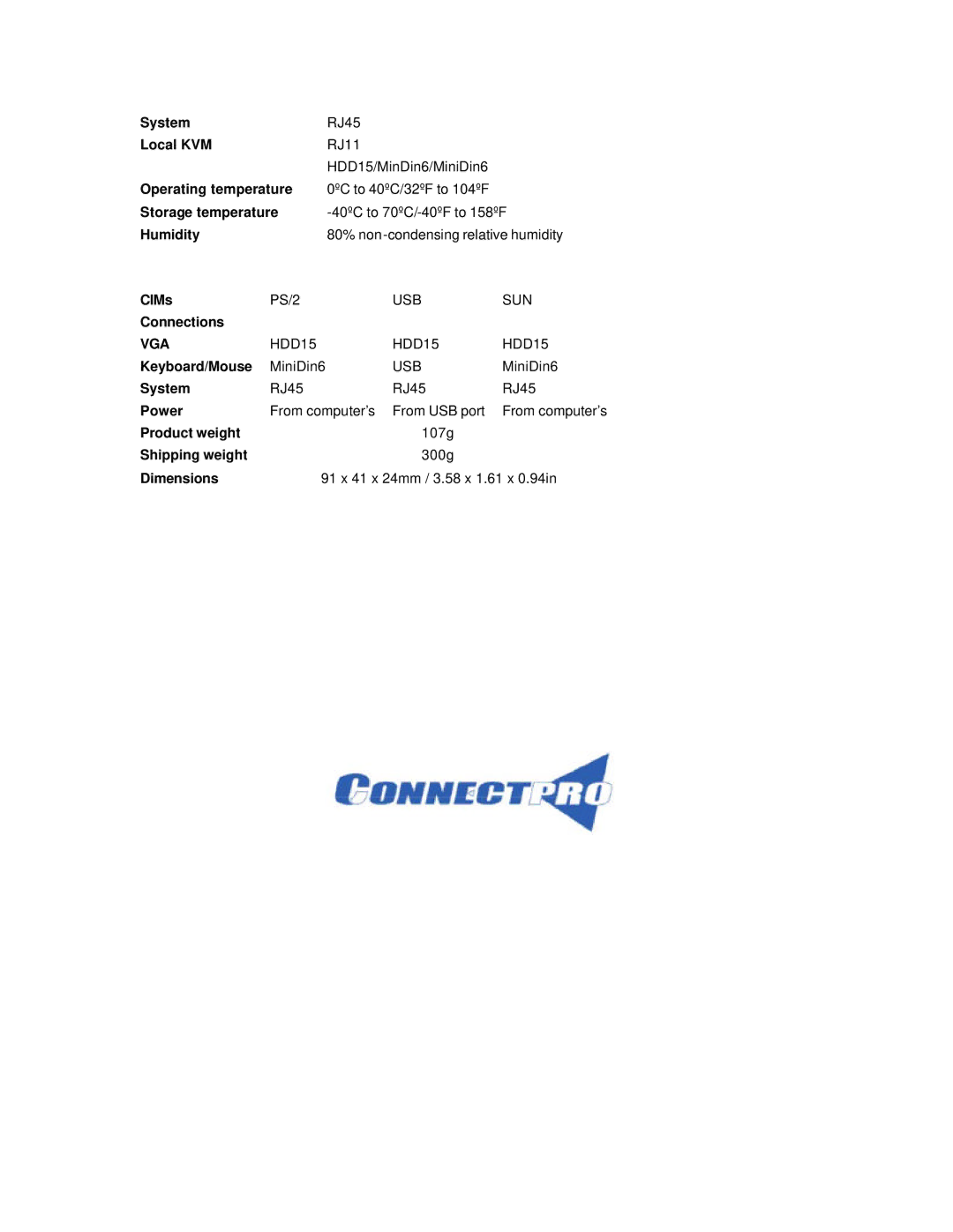 ConnectPRO 16 Port KVM, SL2116A, MIT-CAT5 8 manual Vga 