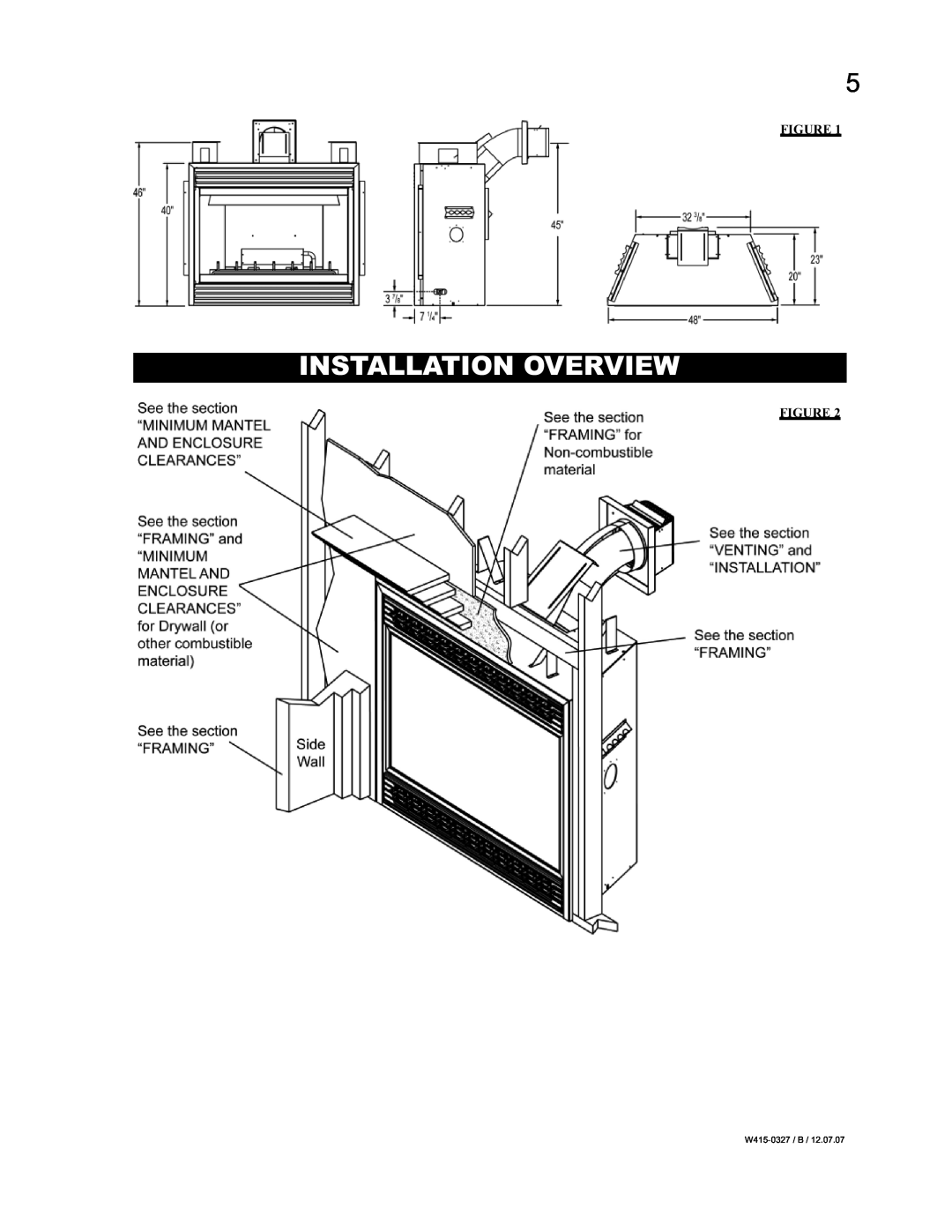 Continental BCDV48N, BCDV48P manual Installation Overview, W415-0327 /B 