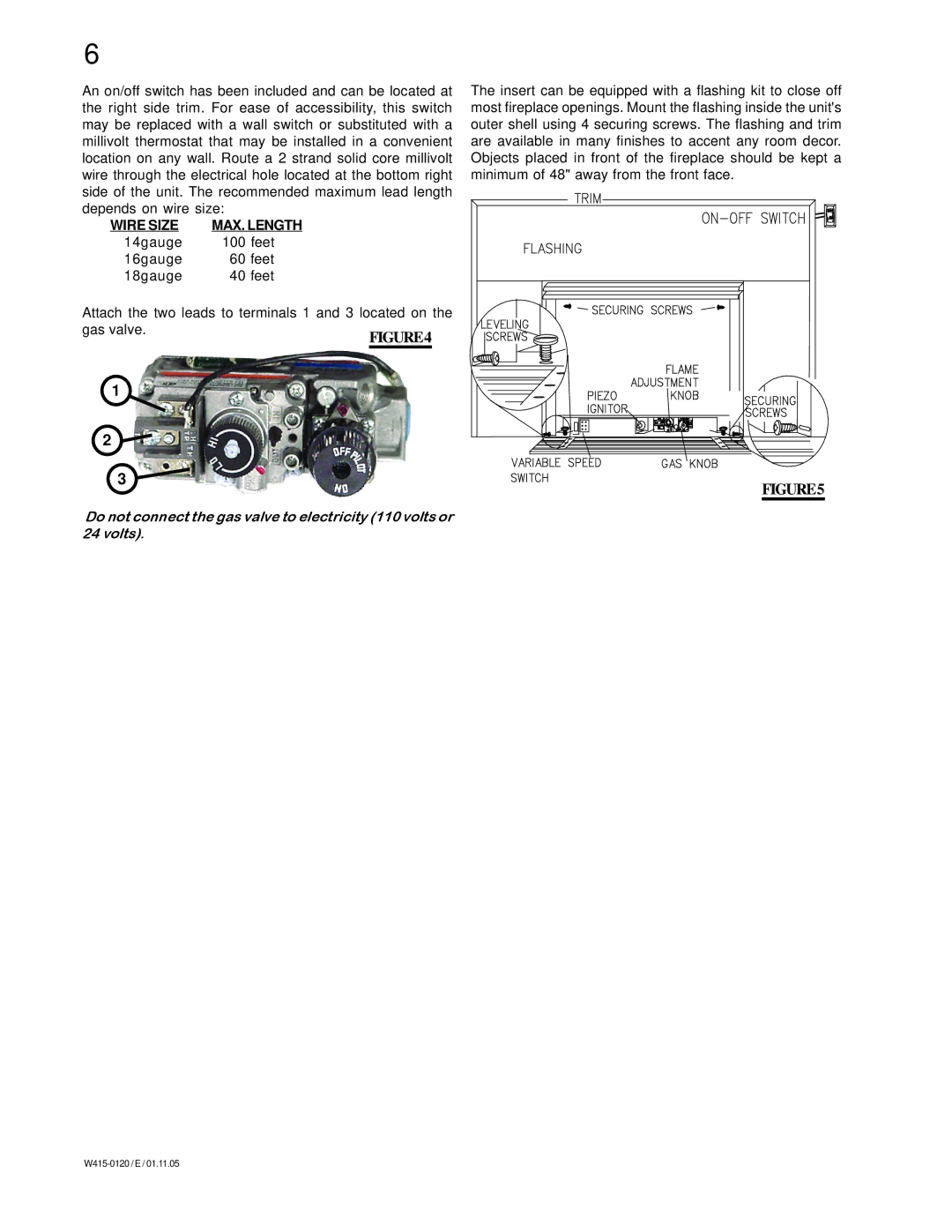 Continental CBI 360-P, CBI 360-N manual Wire Size MAX. Length 