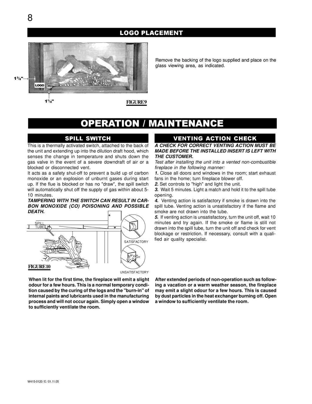 Continental CBI 360-P, CBI 360-N manual Operation / Maintenance, Logo Placement 