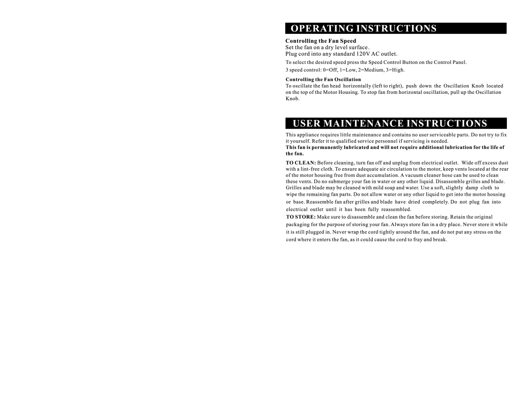 Continental CE27216 user manual 