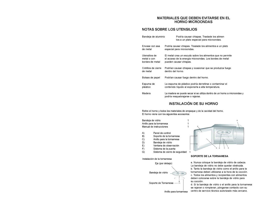 Continental Electric CE21061 instruction manual Instalación DE SU Horno 