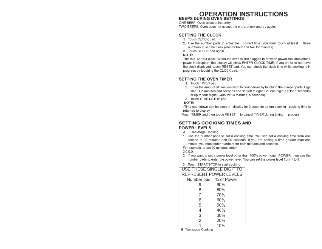 Continental Electric CE21111 instruction manual Para 